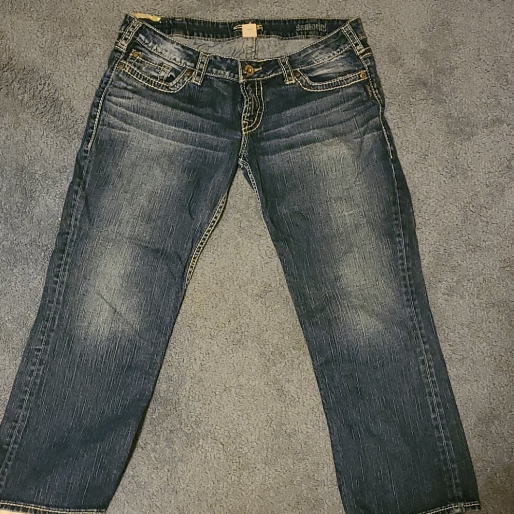 Silver jeans